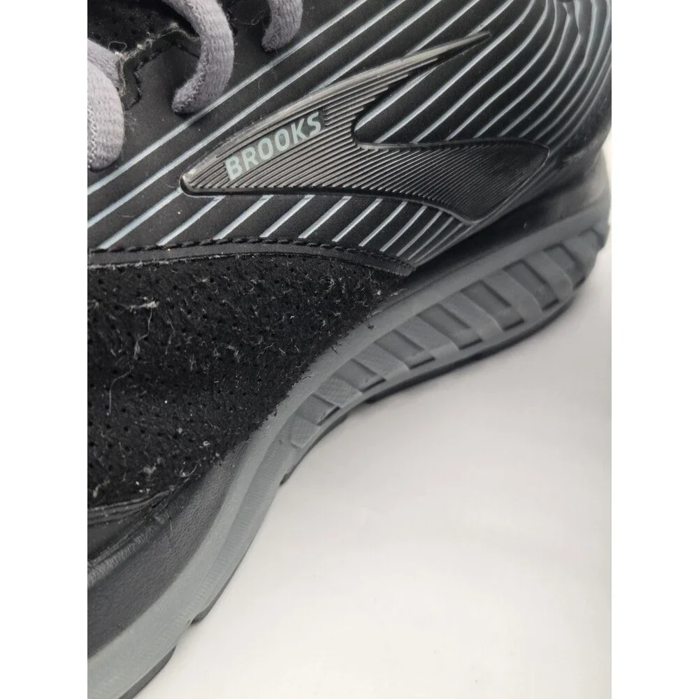 Size 13 - Brooks Addiction 2 Walker Black Mens 13 2E Wide Black Gray